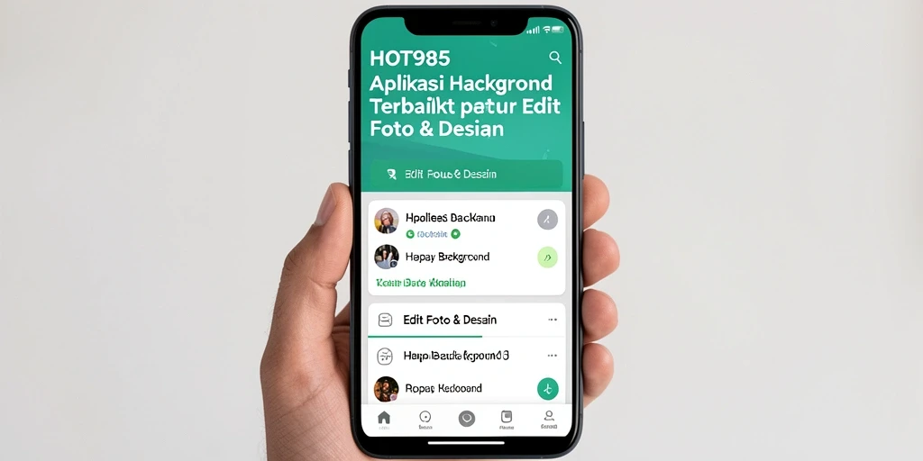 Tampilan antarmuka HOT985 yang user-friendly untuk menghapus background gambar.