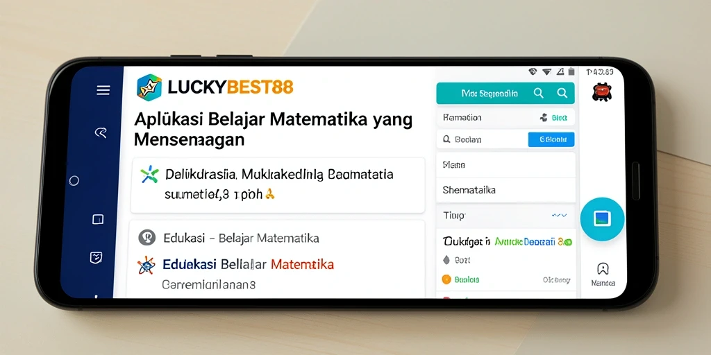 Tampilan antarmuka LUCKYBEST88 yang intuitif dan fungsional untuk belajar matematika.