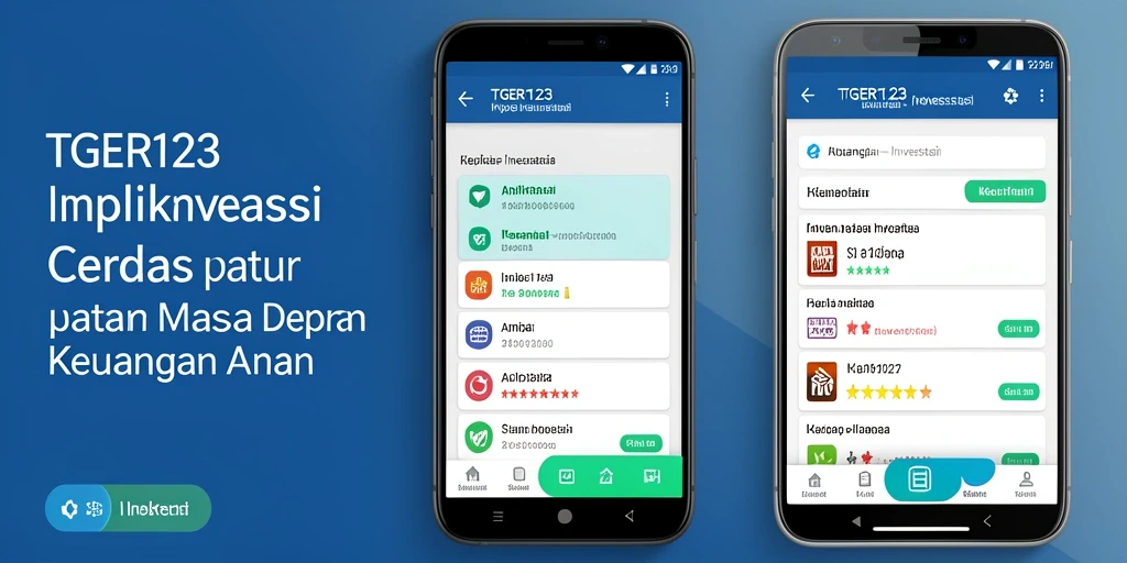 Tampilan antarmuka aplikasi Investasi TGER123 yang modern dan intuitif.