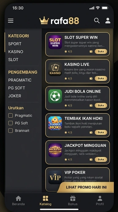 Katalog Aplikasi Populer & Kanal Uji rafa88 — Temukan Favoritmu